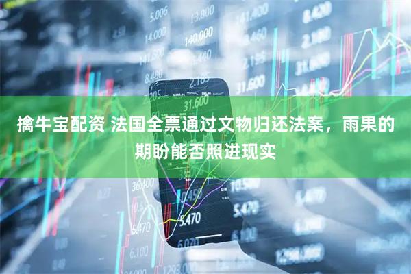 擒牛宝配资 法国全票通过文物归还法案，雨果的期盼能否照进现实
